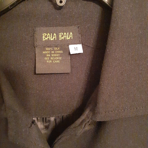 black jacket w embroidery - Picture 3 of 3